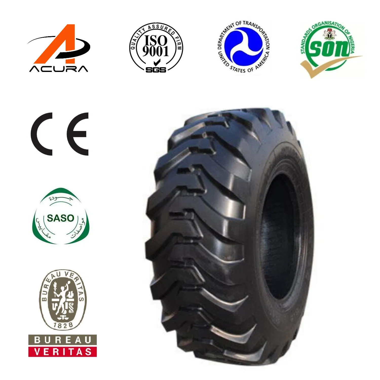 16.9 24, 23.1 26, 24.00r35 35/65r35 E3 L3 with Triangle/Solid Rubber Double Coin Aeolus Giant Industrial/off Road/OTR/Loader Tire/Tyre Price for Skid Steer
