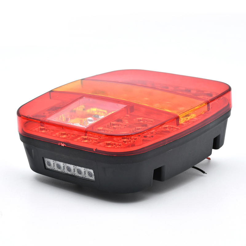 High Quality 12V 24V Truck Trailer for Wrangler Multi-Function LED Reverse Light Brake Light Indication Rear Lamp for Lorry