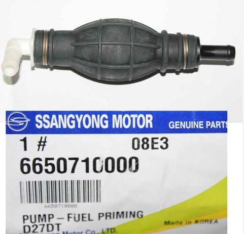 6650710000 Fuel Priming Pump 6650710000 for Ssangyong Rexton Actyon Kyron Stavic