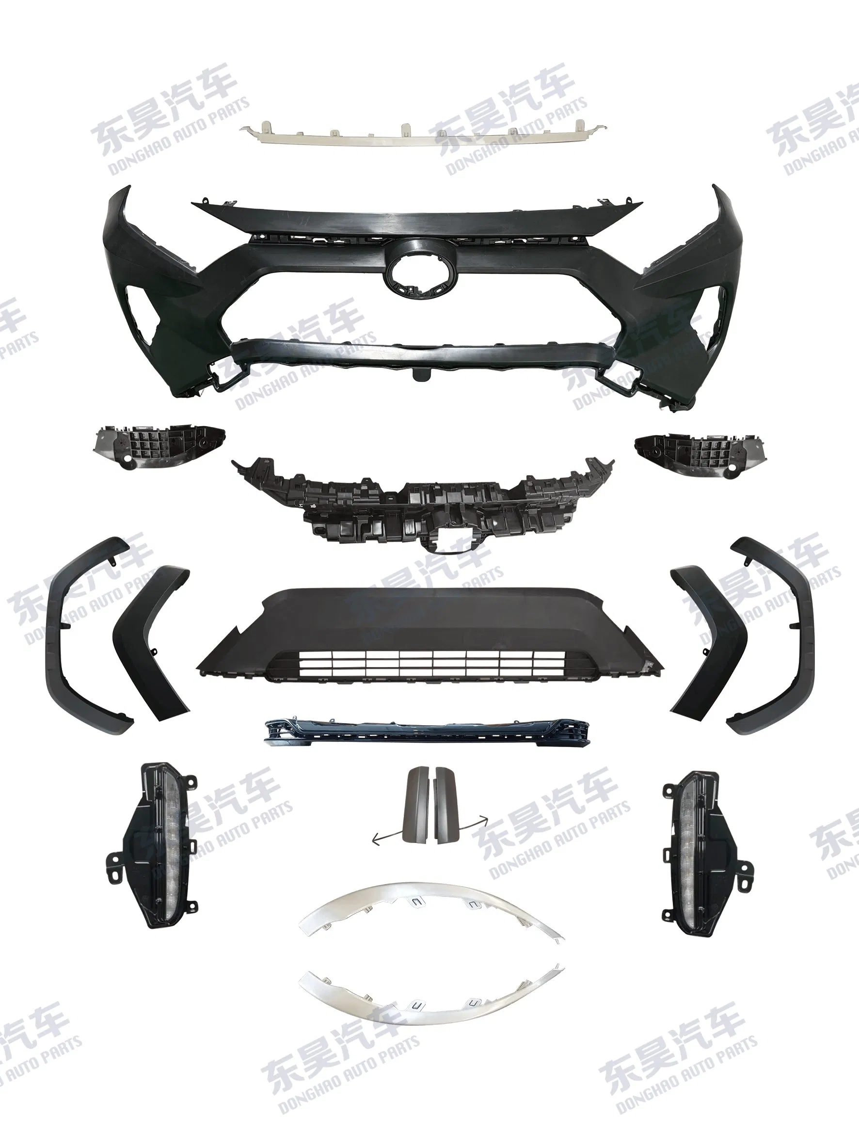 Car Bumper Front Bumper Grille Kit for Toyta RAV4 2023