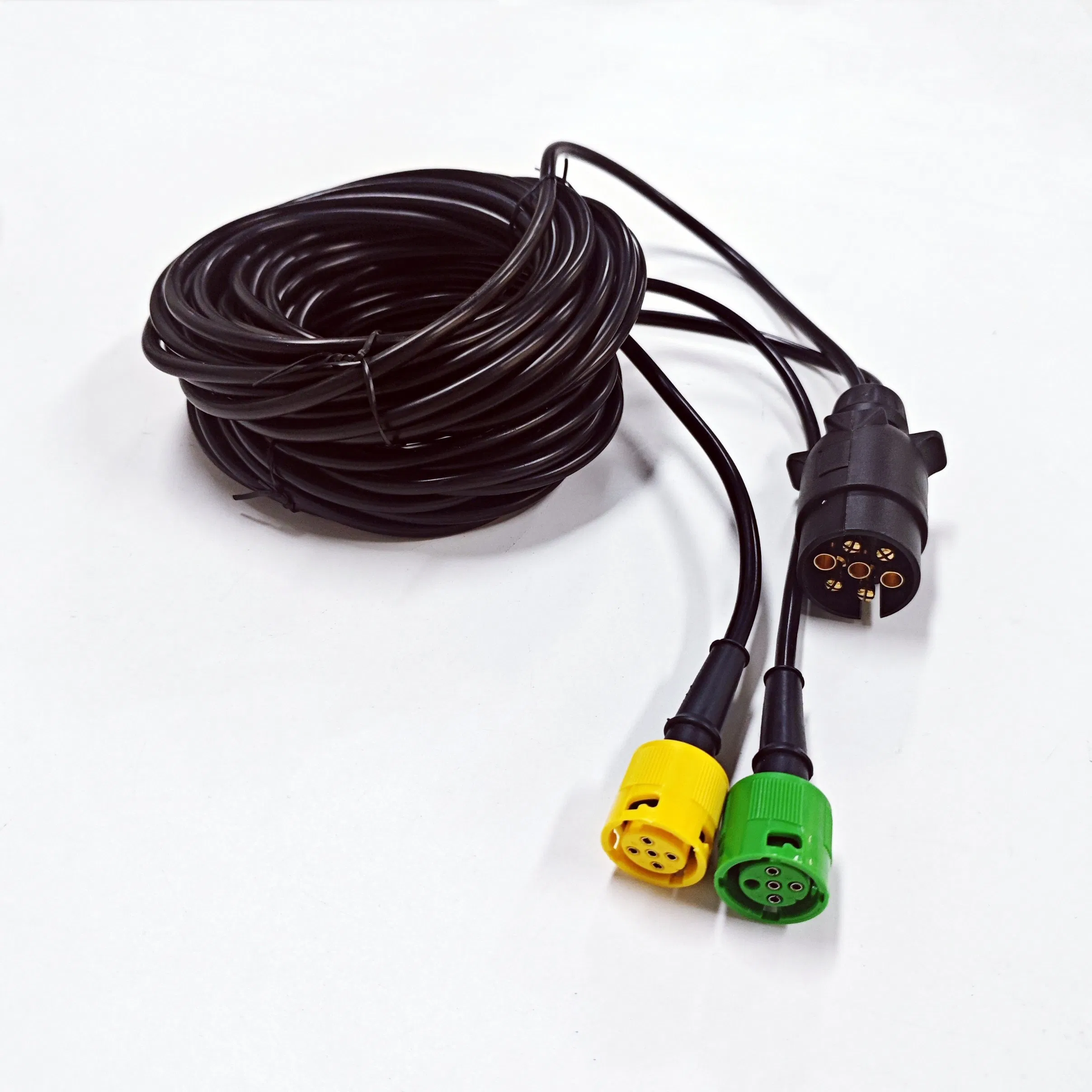 Truck Trailer Rear LED Tail Light Cable Harness Kit Cable with 7 Pins Plug