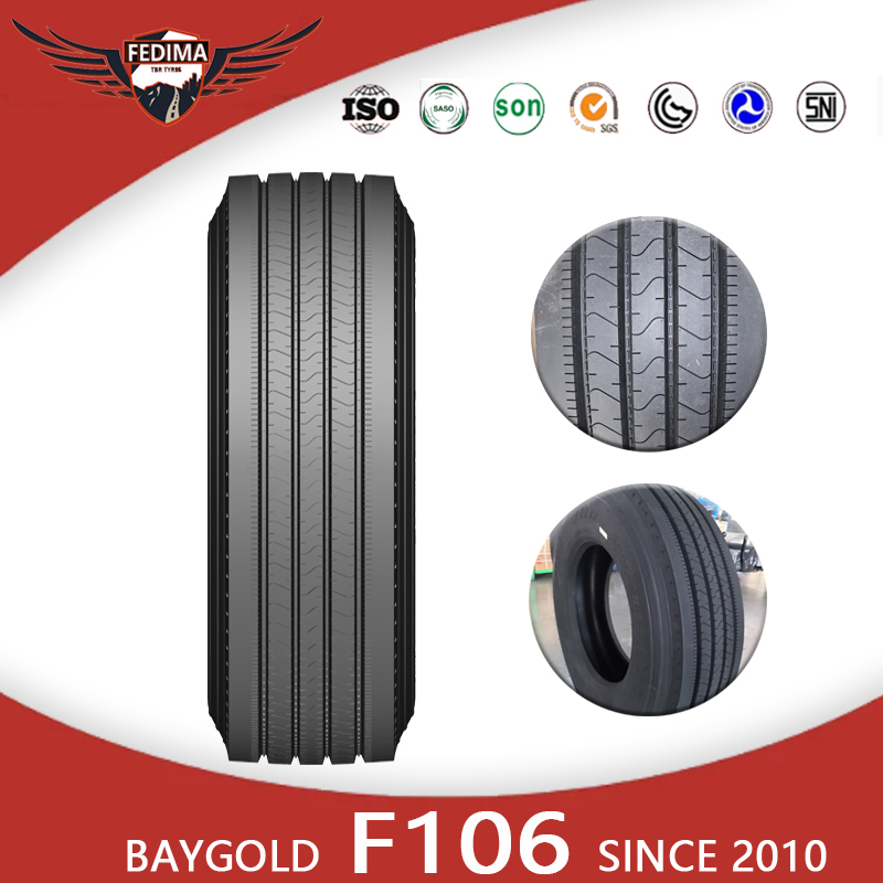 Fedima/Goodyear/Giti 295/80r22.5 18pr Heavy Truck Tyre TBR High Mileage/Heavy Load Capacity