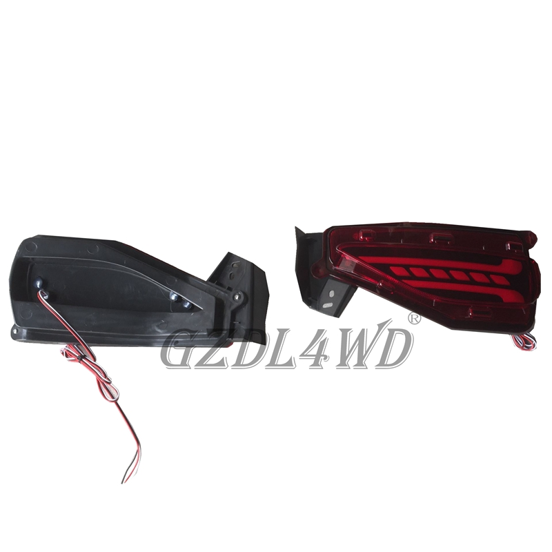 Задние светодиодные противотуманные фары для Toyota Fortuner 2016-2019