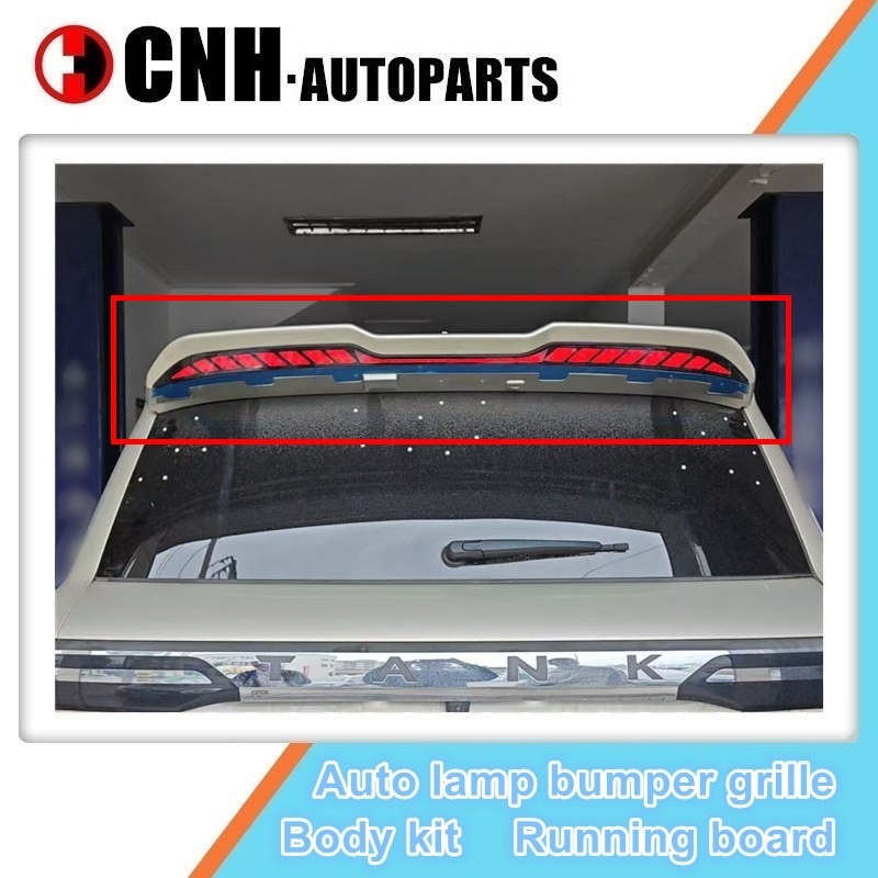 Gwm Tank 500 Roof Spotlight and Roof Spoiler