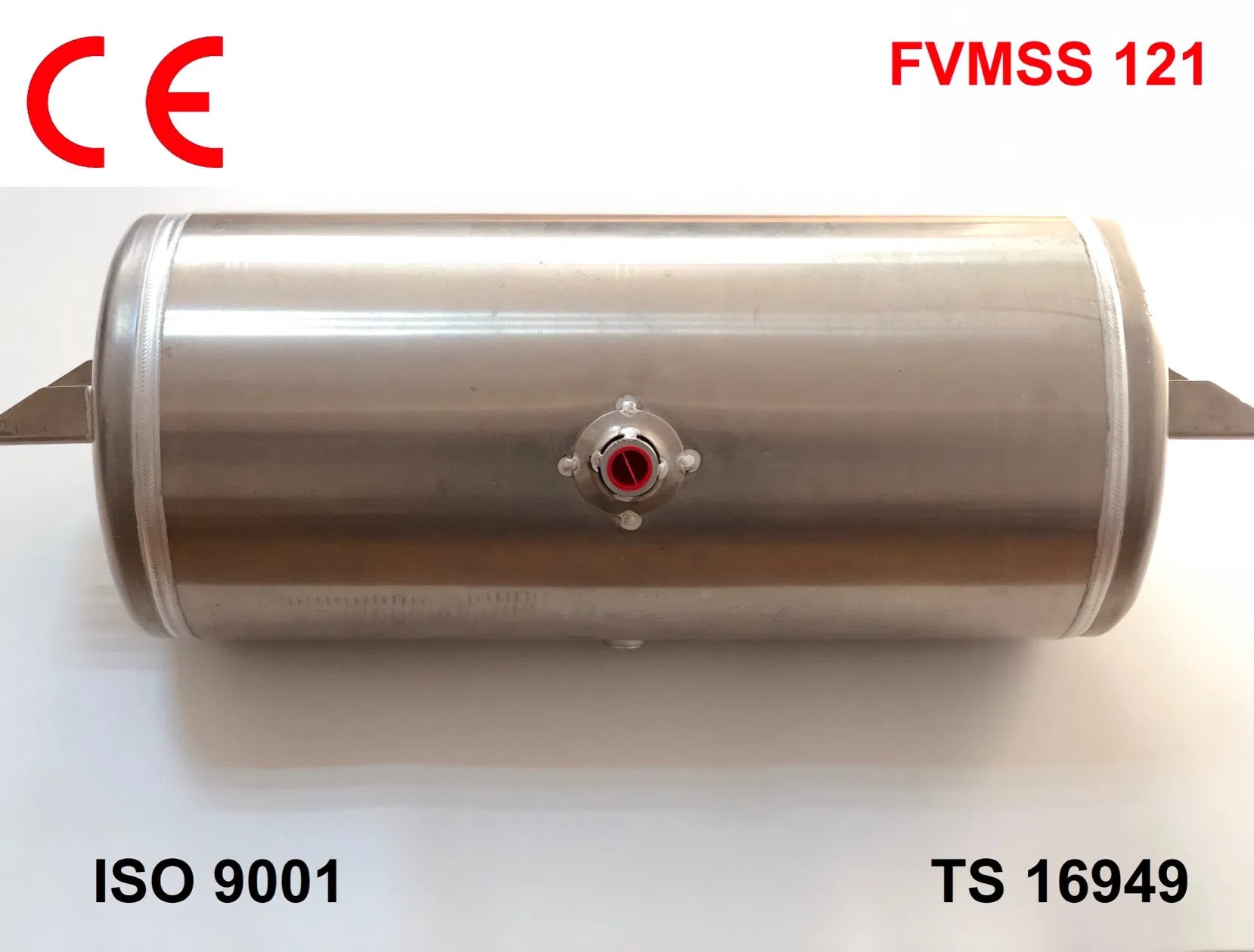 Стальной воздушный ресивер для пневмотормозов грузовиков