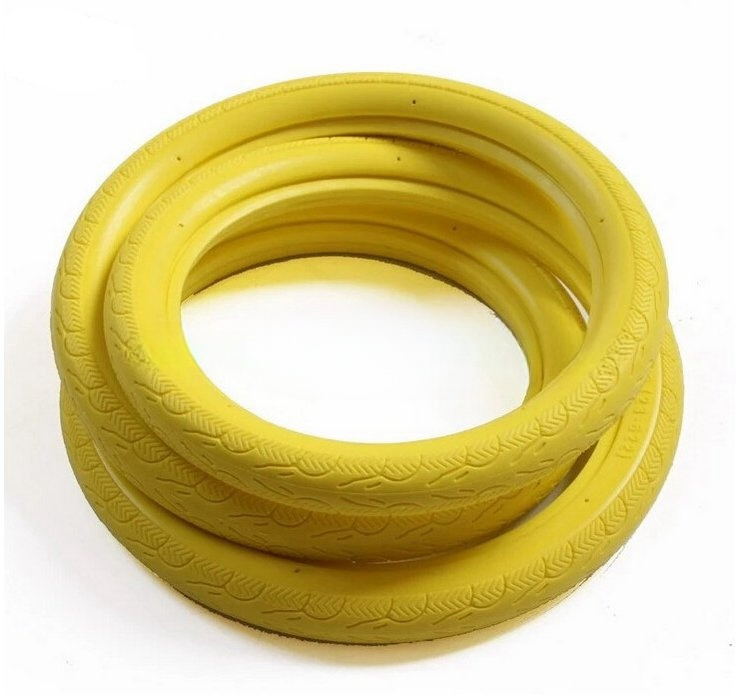 Резиновая велосипедная покрышка разноразмерная