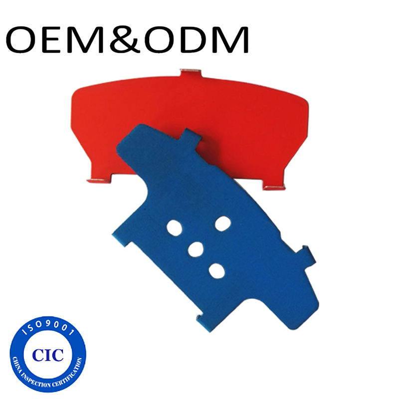 Auto Parts Stainless Steel Woven Rubber Disc Brake Pad Anti-Noise Spacers