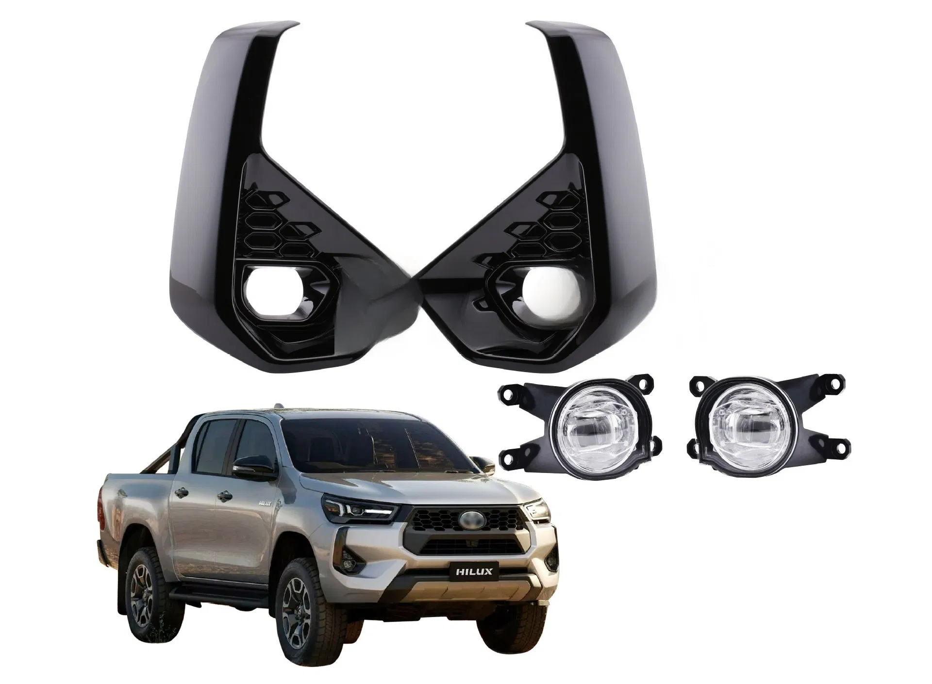 Противотуманные фары LED для Toyota Hilux Revo 2024+
