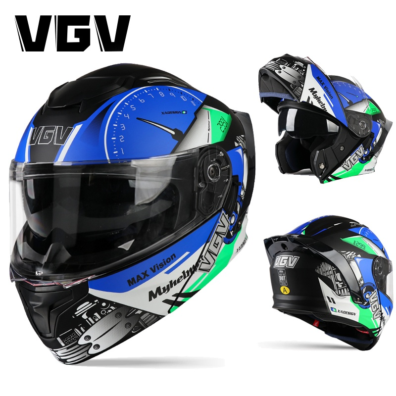 Vgv 92 The Aerodynamic Design of The Flip-up Helmet Makes Riding Smoother