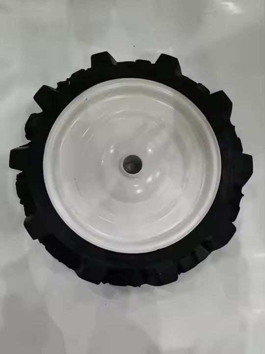 Hot Selling Agricultural Mini Tiller Tire 15X400-10 Solid Herringbone Wheel
