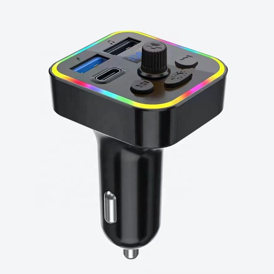 Автомобильный Bluetooth-адаптер M3 с FM-передатчиком, MP3 и быстрой зарядкой USB