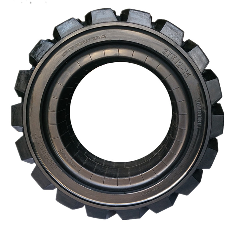 2021 Popular Super Elastic Rubber Solid Tire 27X12-15 for Boom Lift and Skid Steer Loader