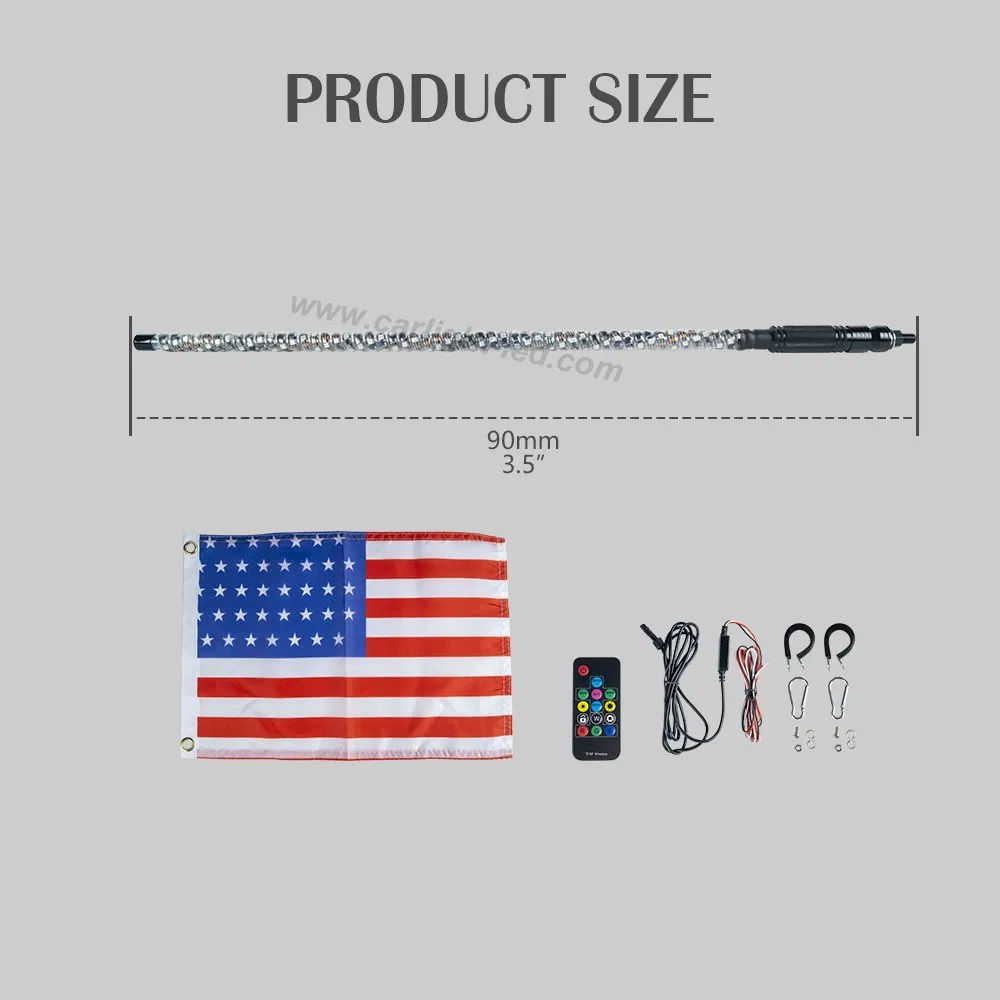 Спиральная светодиодная хлыст-подсветка с Bluetooth