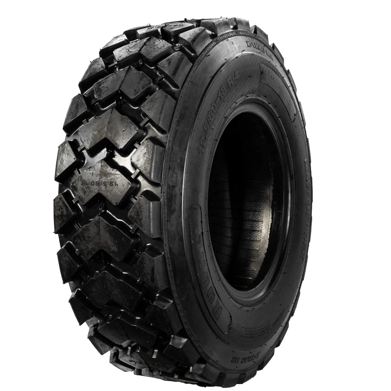 12.5/80-18 R-4 Backhoe Loader Tyre for Construction and Industrial Use with ISO9001
