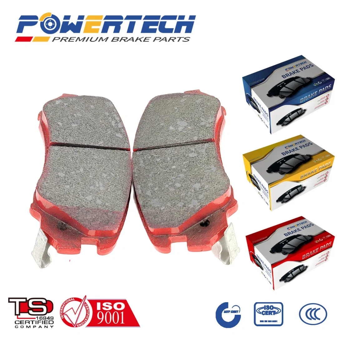 Carbon Ceramic Semi-Metallic Brand Brake Pad for Honda Gelly Changan Tesla Renault KIA Peugeot Ford Audi Byd Chery Auto OE Manufacturer Disc Brake Pads
