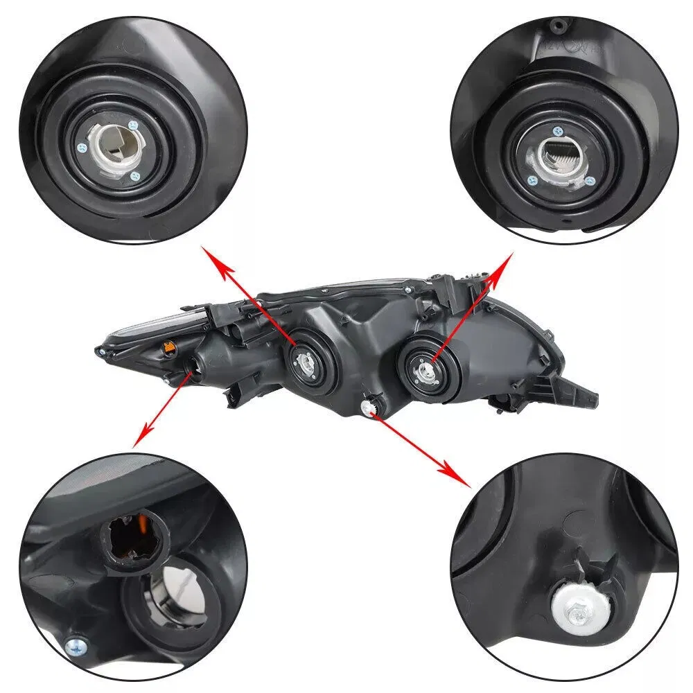 USA Version Black Corolla 2011 2012 2013 Highlights Headlight Replacement 81110-02b60 81150-02b60