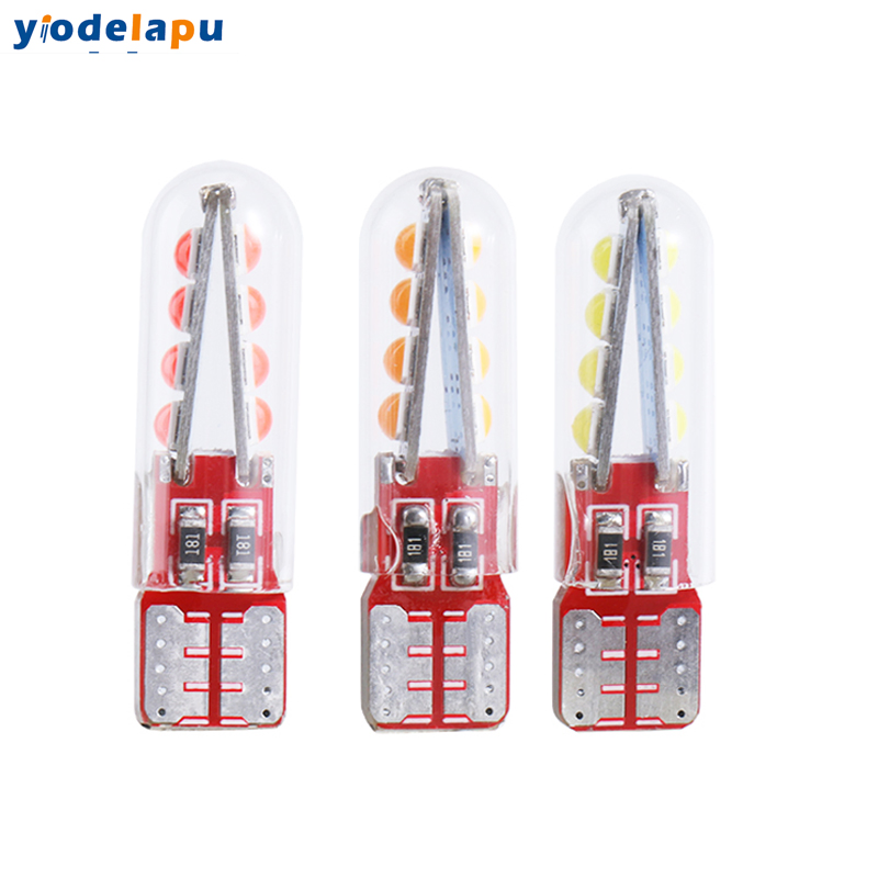 Светодиодная лампа T10 для подсветки номера, 8 LED