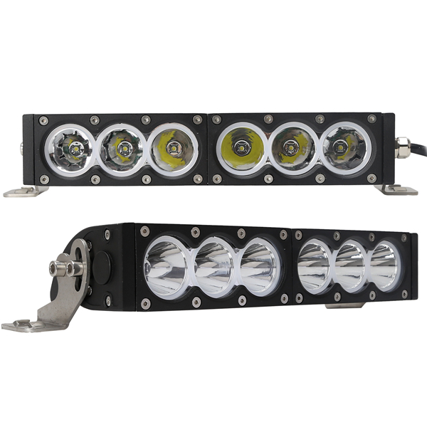 Wholesale LED Light Bar 60W 11.5inch LED Light Bar Car, White Single Row LED Light Bar for Trucks and Auto Parts