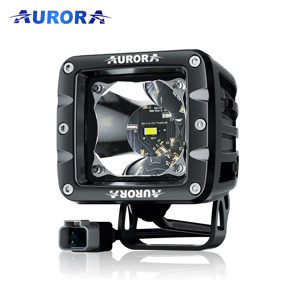 Aurora 2inch Dual Colors LED Offroad Uvt ATV Spot Driving Work Light LED Fog Light