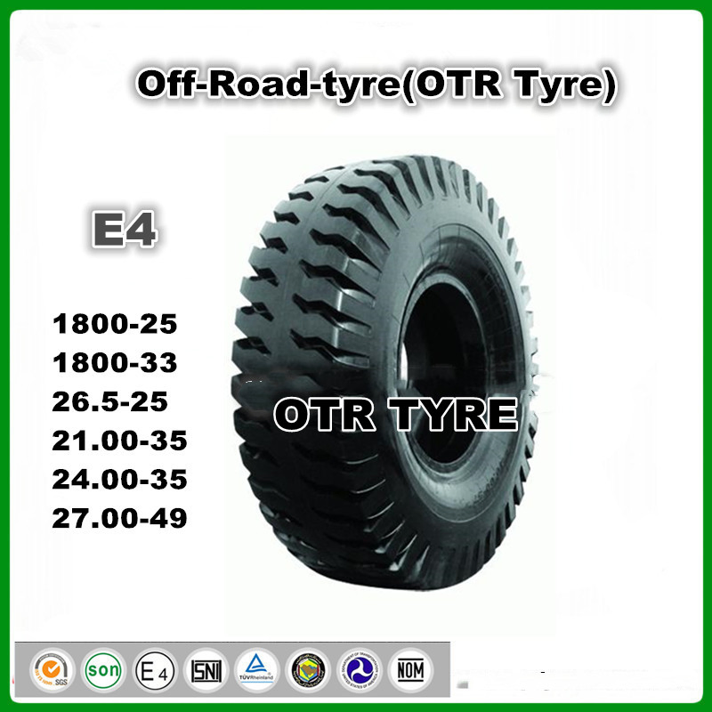 off Orad Tire Crane Loader Dump Truck Tyre 26.5-25 E4 Mining Use OTR Tyre