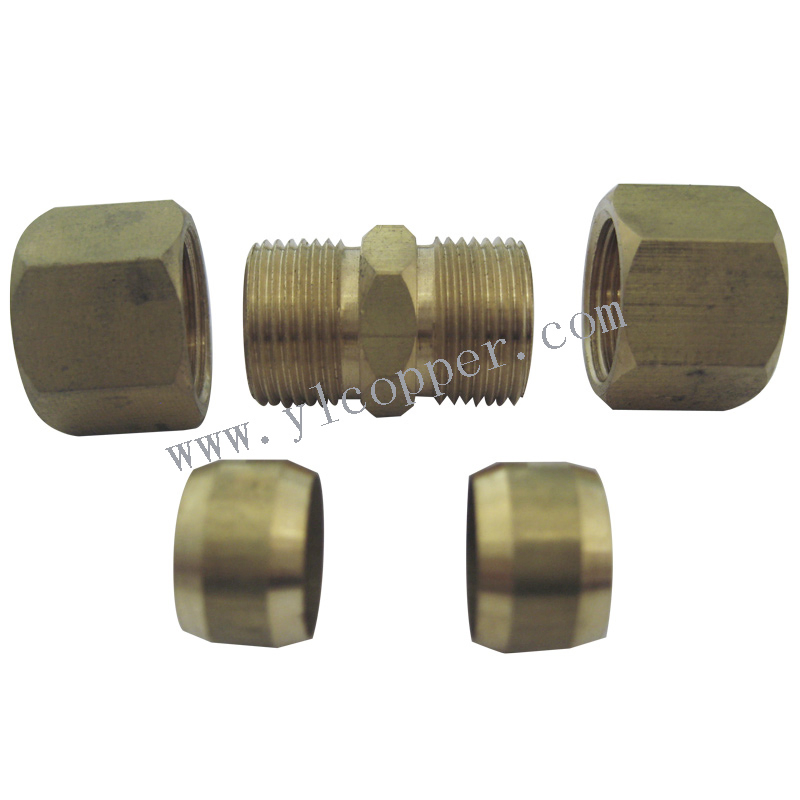 C36000 Brass Compression Union Brass Compression Tube Union Brass Union