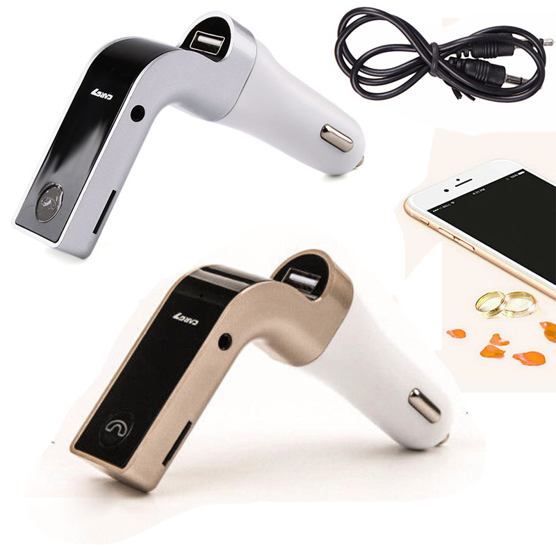 Автомобильный FM-передатчик Hands-Free 4-в-1 G7 с AUX и MP3-плеером