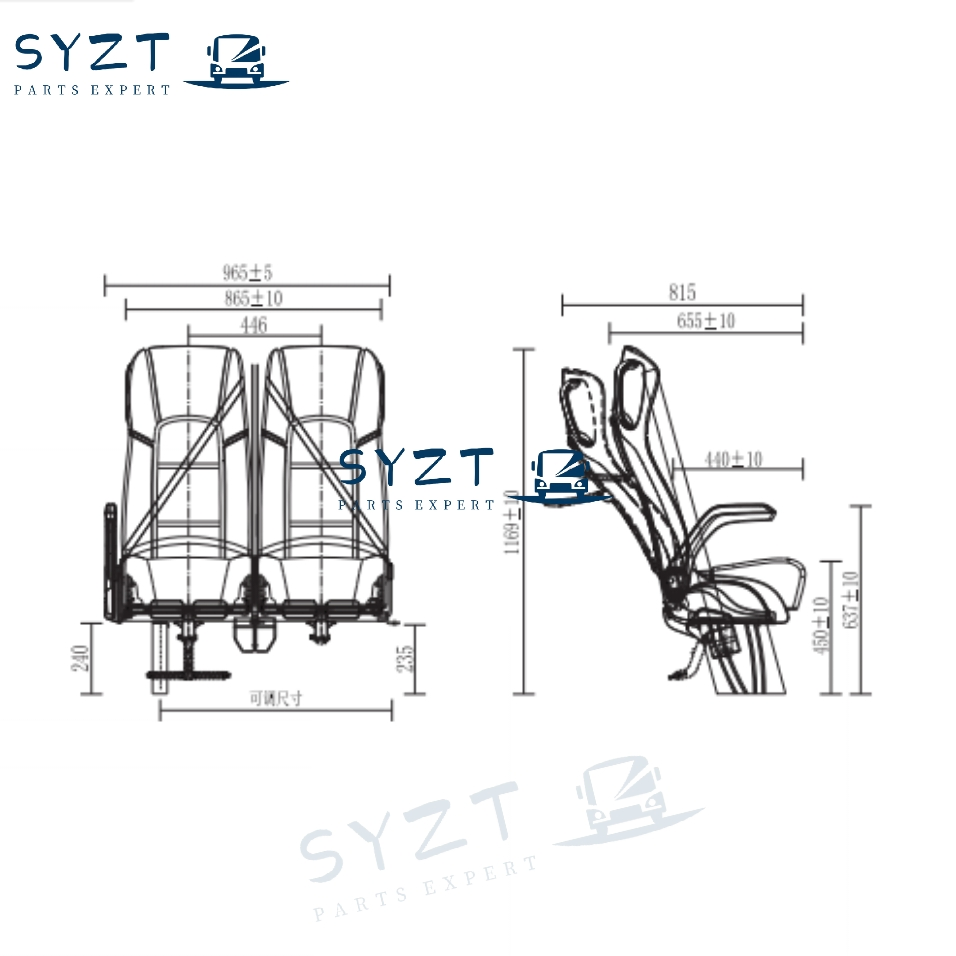 Ergonomic High-Strength Bus Seats Featuring Colorful Creative Prints Multi-Model Compatibility