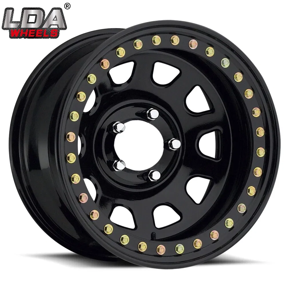 Стальной диск для внедорожника 4x4, черный