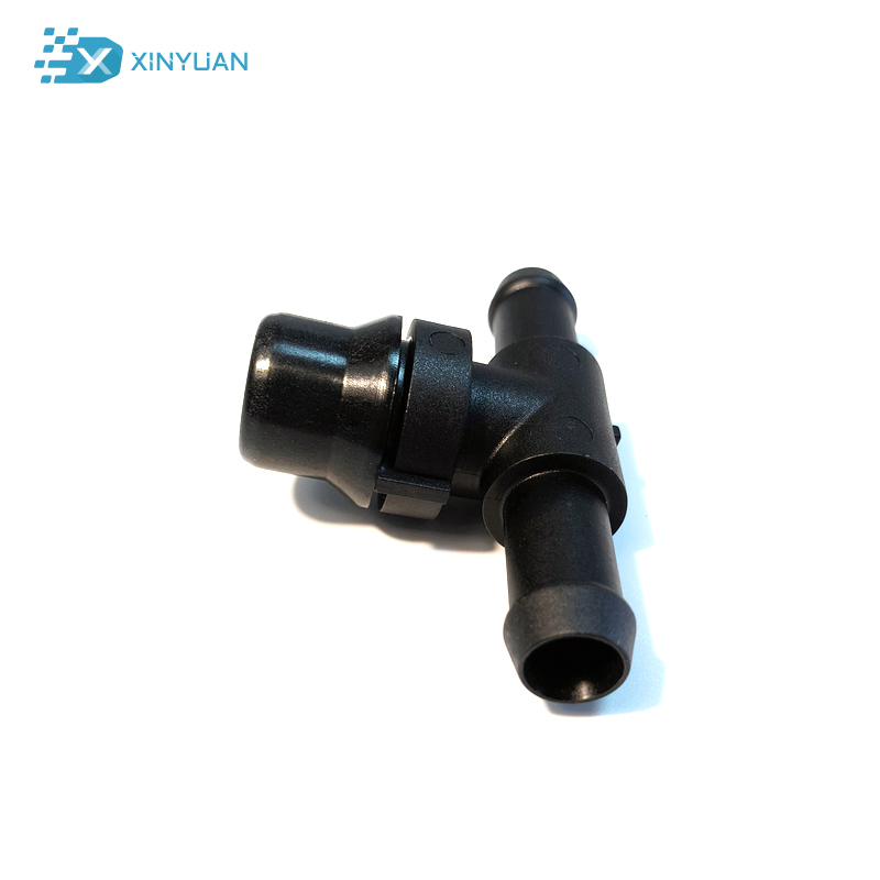 OEM Customized Car Auto Part Premium Black Plastic Quick Connector for Durable Hose Tee Use