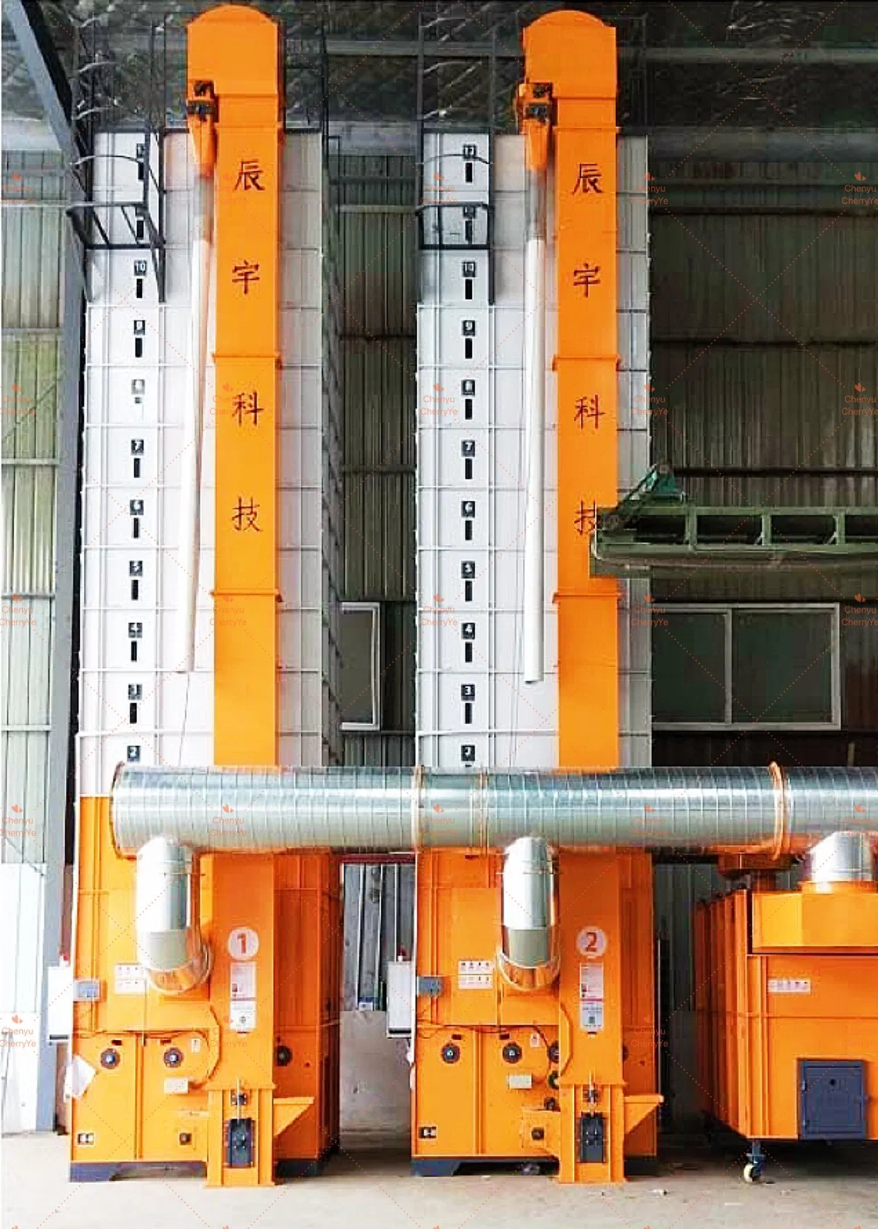 Зерносушилка смешанного потока 15 тонн