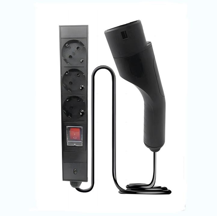 EV Discharger Type 2 V2l Adapter with AC Socket Vehicle to Load Adapter with 3m Cable