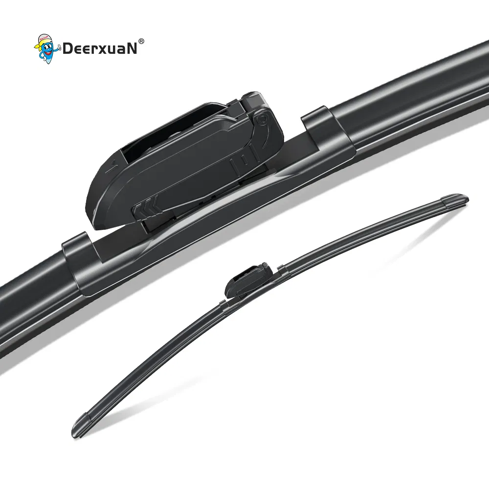Deerxuan Multi-Adapters Auto Car Front Soft Flat Universal Windshield Wiper Blade