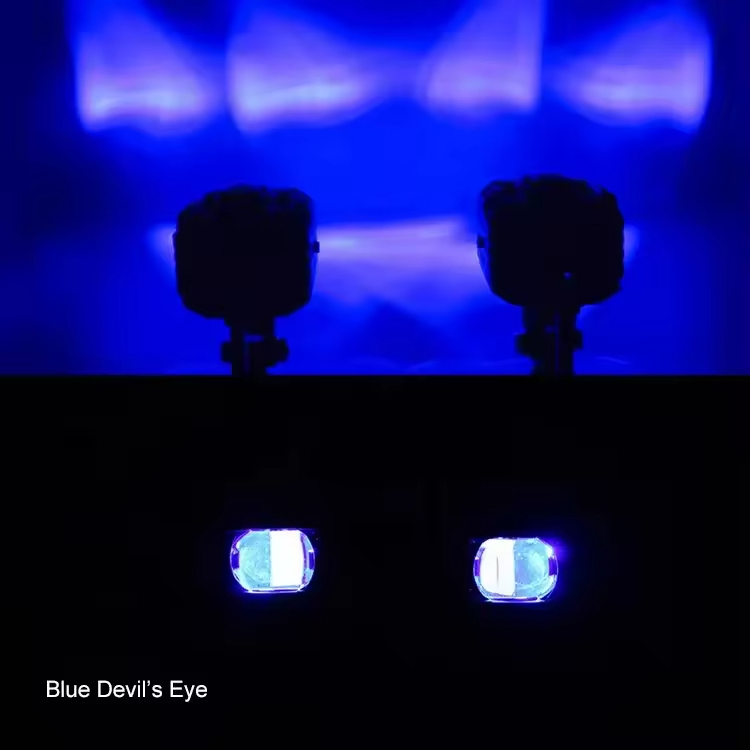 LED фара 12В 60Вт три цвета для авто и мотоцикла