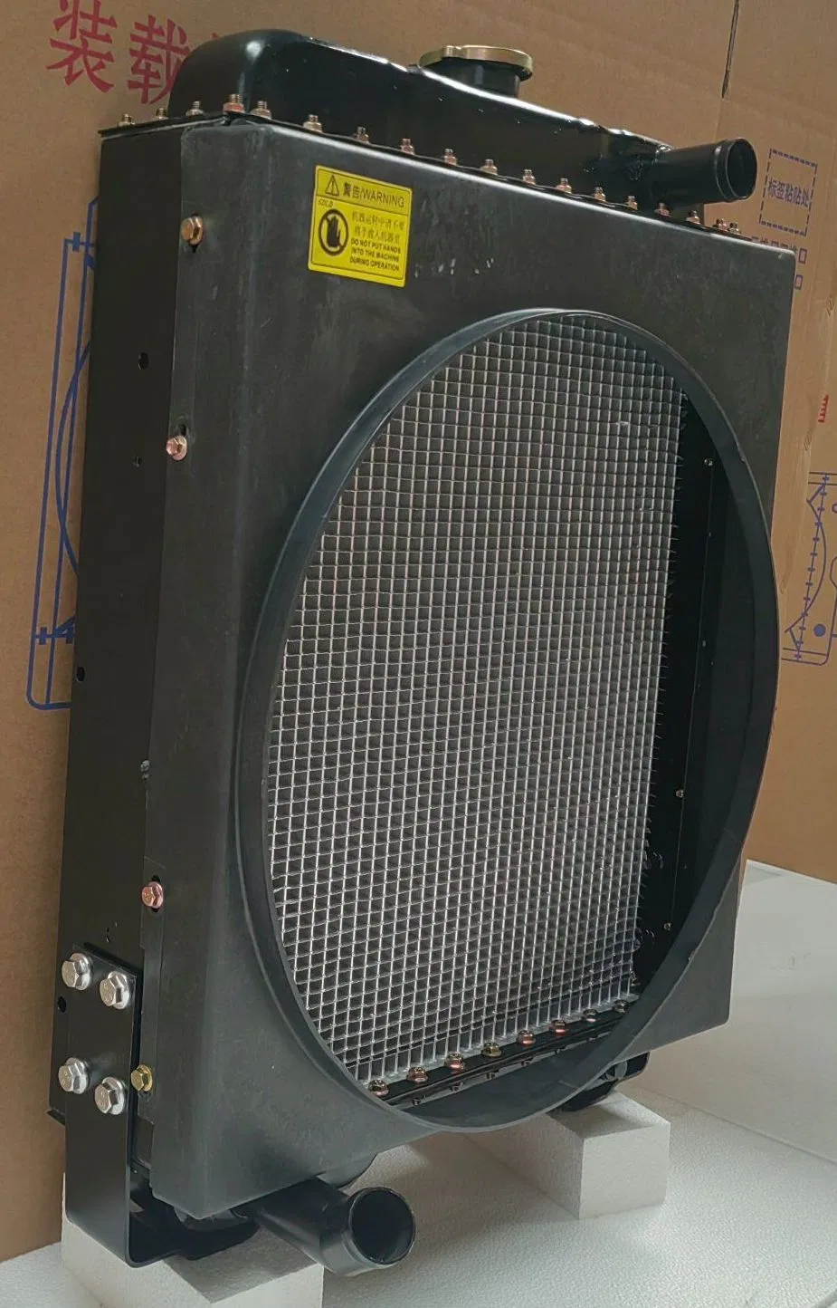 Алюминиевый радиатор для генератора Weifang K4100