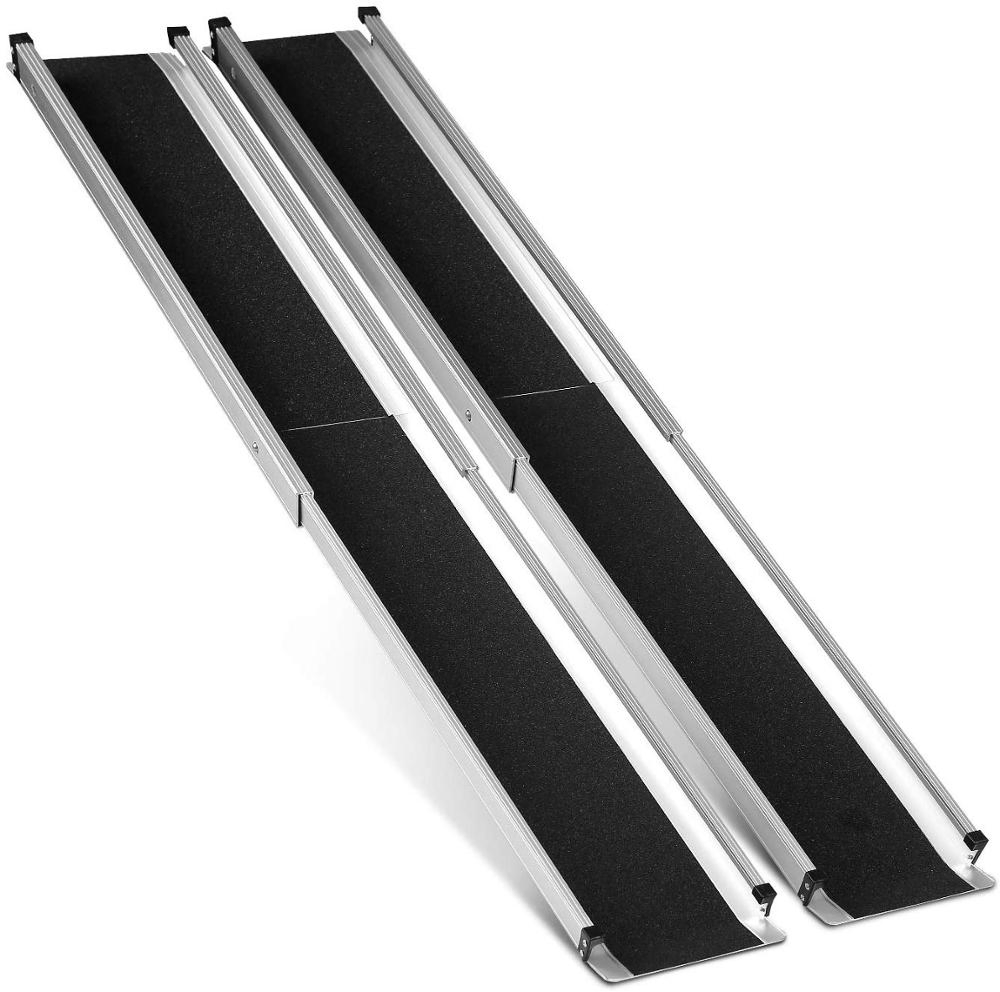 Aluminium Folding Telescopic Channel Threshold Car Wheelchair Ramps