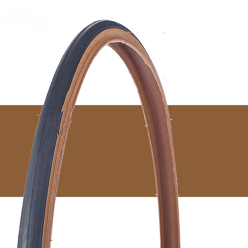 Винтажные велосипедные покрышки Bald Tire с коричневым бортом