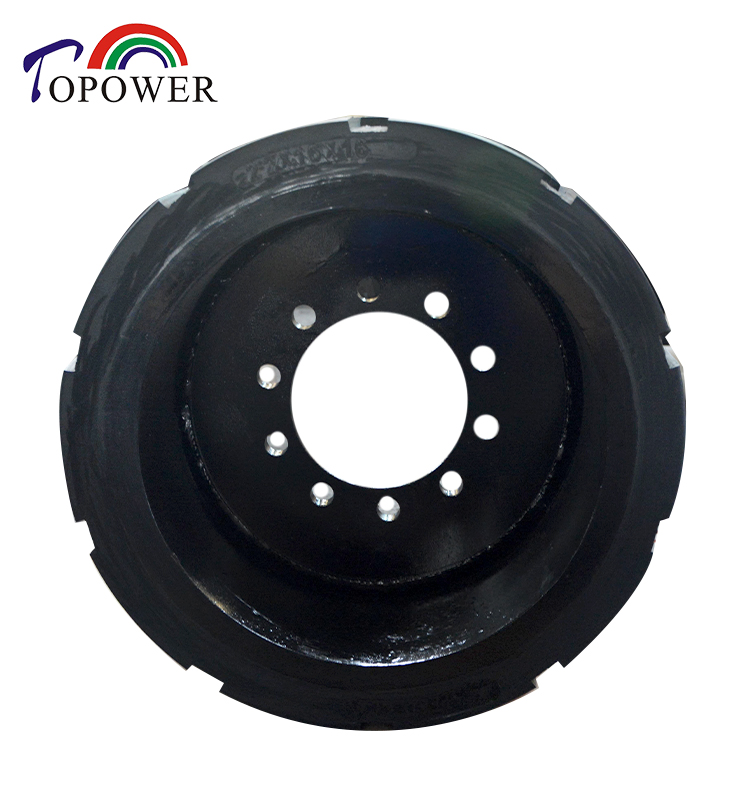24X10X19 Press on Solid Tyre Industrial Rubber Wheel Tire for Milling Machine
