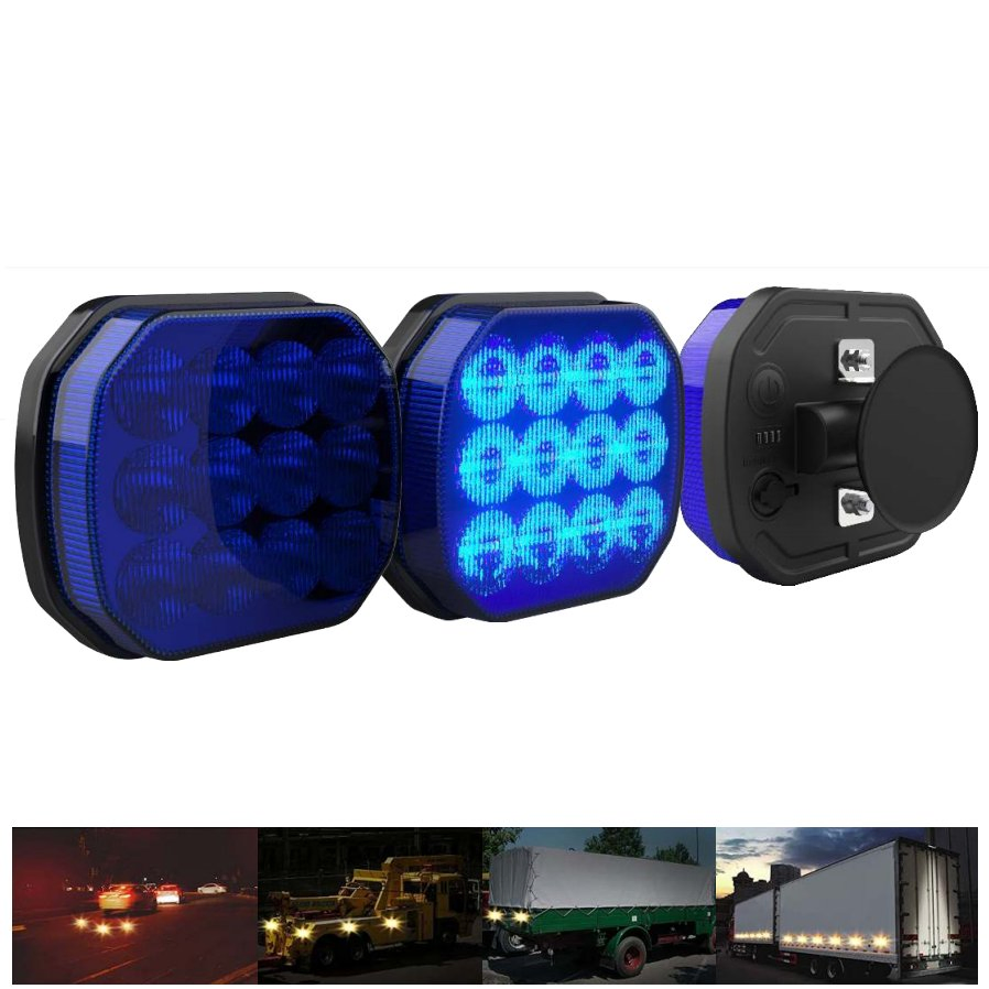 Магнитный беспроводной боковой габарит для грузовика