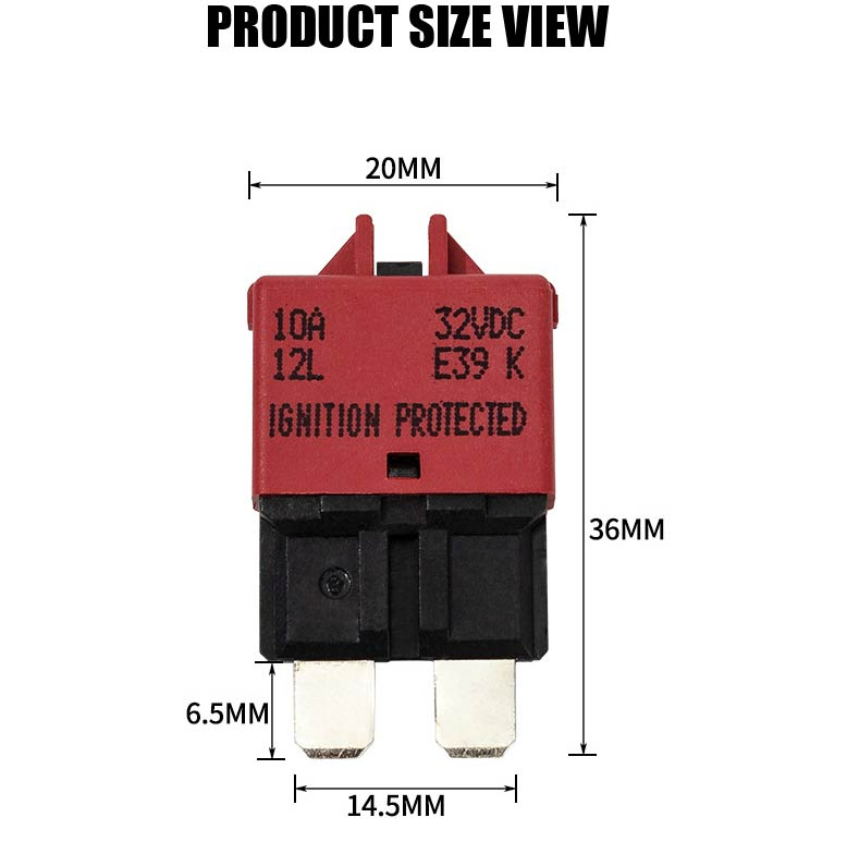 32V 30A Medium Resetable Automotive Fuse