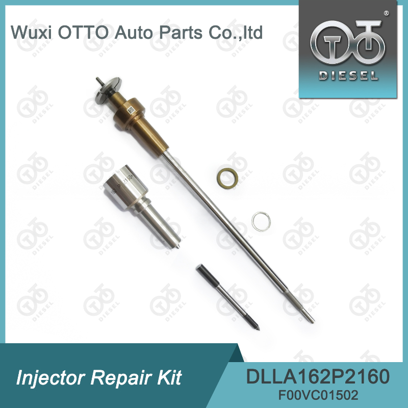 F00vc01502 / F00vc01517 Common Rail Injector Overhaul Kit for 0445110646 Fuel Injector Repair Kit Include Nozzle Dlla162p2160