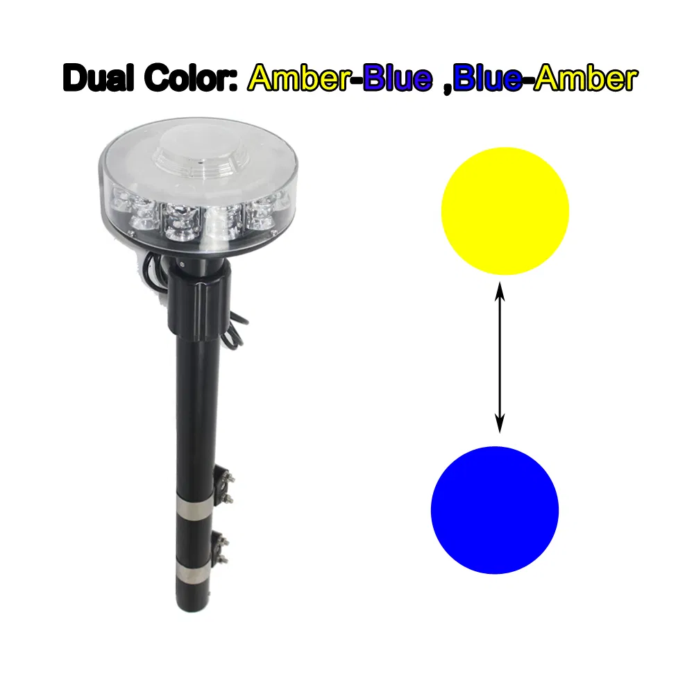 Dual Color Red to Blue Motorcycles Rear Pole Lighting (HGD-638E)