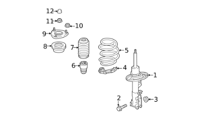 Car Shock Absorber Assembly Front Left/Right Suit for Toyota Yaris Vios Saloon 2020-2024 1.3 1.5 1nz-Fe 48520 0d080