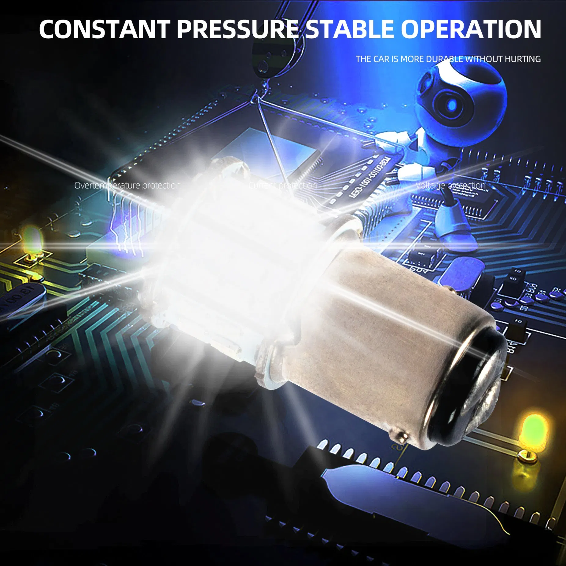 Светодиодный стоп-сигнал 12В 5W универсальный