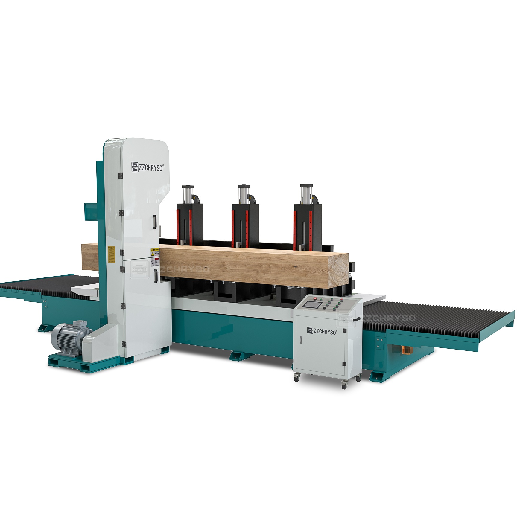 Высокоэффективная автоматическая вертикальная ленточная пила CNC для резки стали