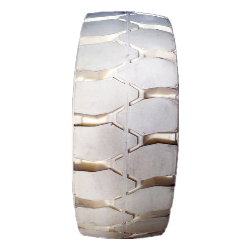 Topower Non Marking Solid Rubber Tyres 18X7-8 21X8-9 23X9-10 27X10-12 28X9-15 for Forklift Genie Jlg Snorkel