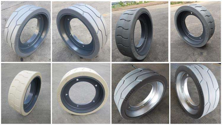 Hot Sale Scissor Lifts 8 Solid Wheel Tyre 15X5 for Haulotte