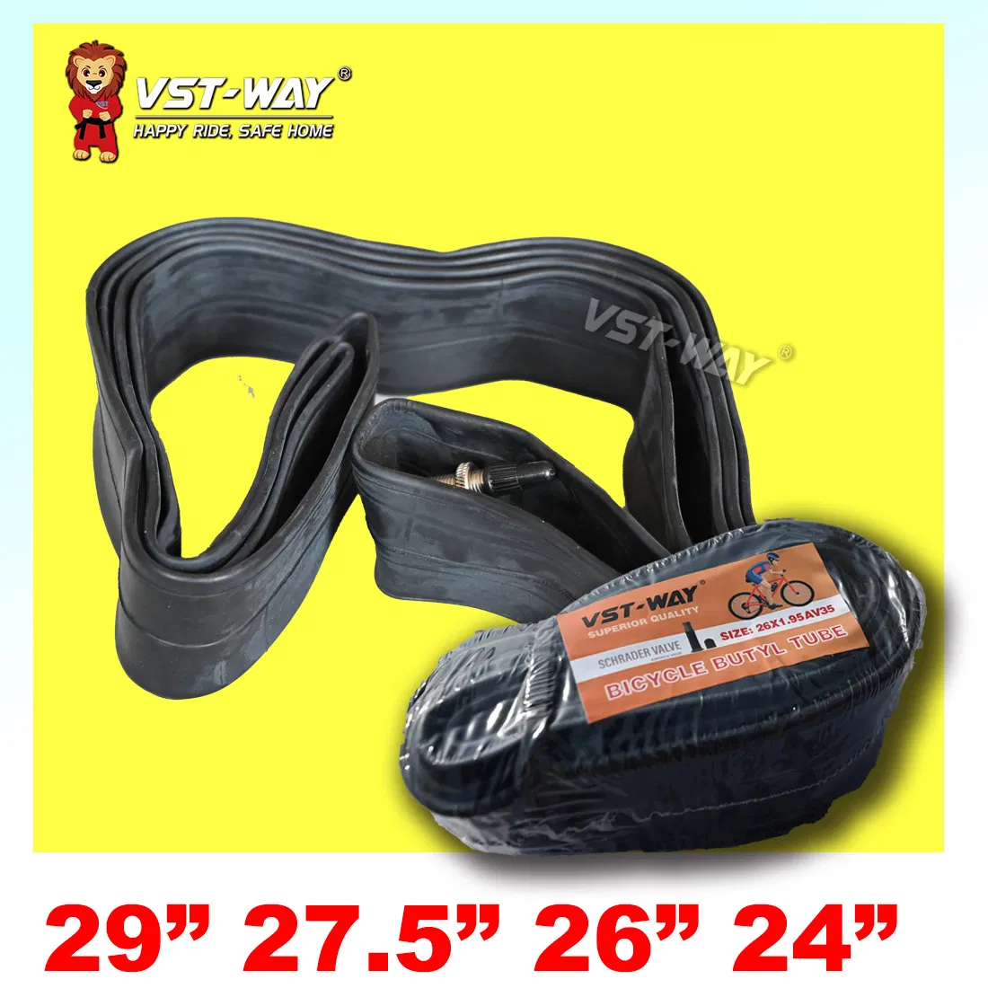 Камера велосипедная 27.5x1.95-2.125, 28x1/2