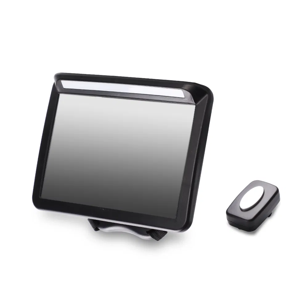 Baby Car Mirror with Night Light Safety Rear Car Mirror Remote Control