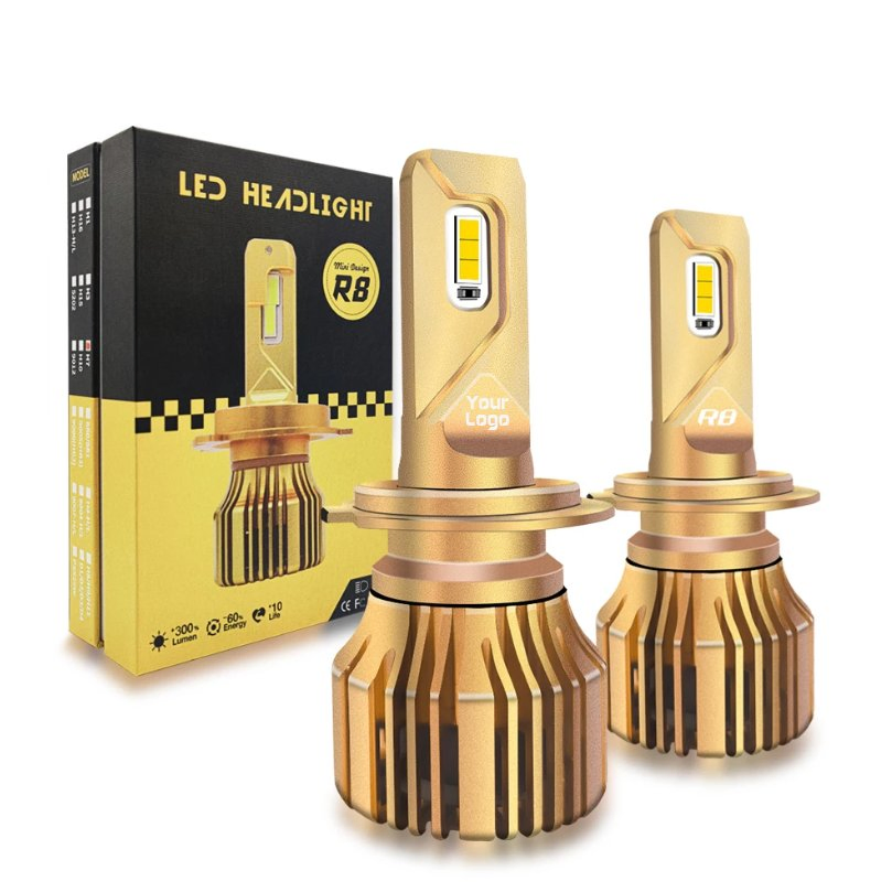 Набор светодиодных фар R8 110W 20000lm для авто