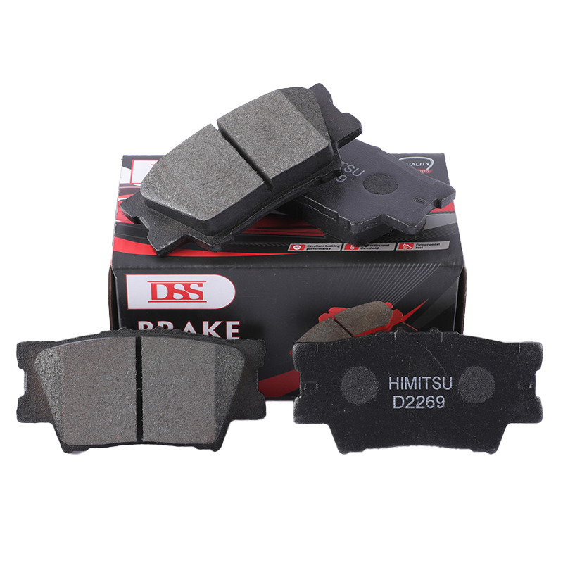 Wholesale Semi-Metallic Ceramic Organic Front Rear Disc Brake Lining Pad for Hyundai Toyota Audi